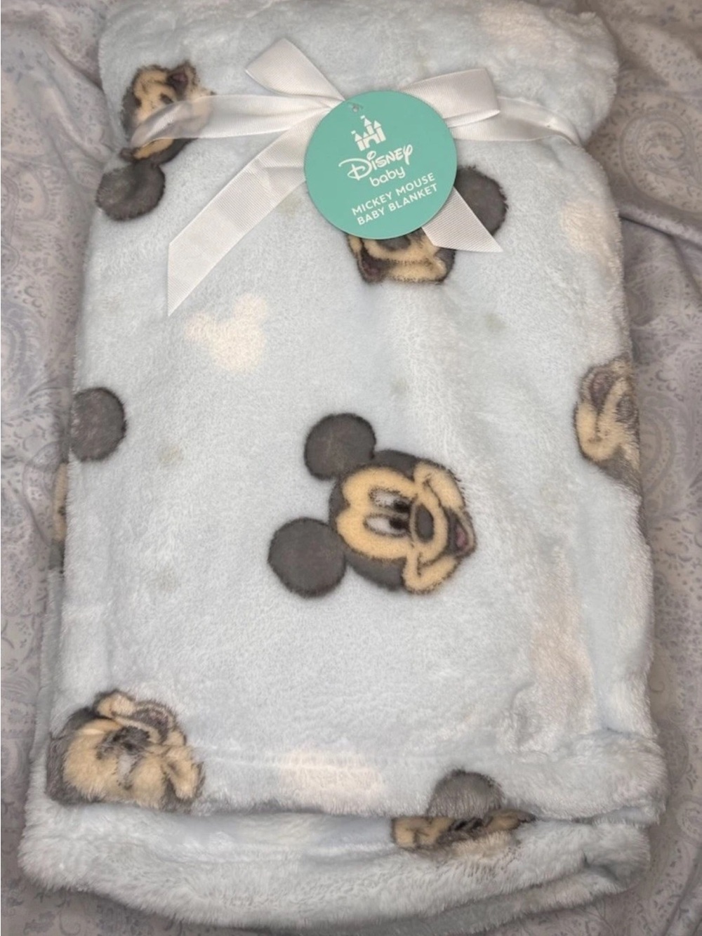 Disney Baby Mickey Mouse Super Soft Plush Baby Blanket